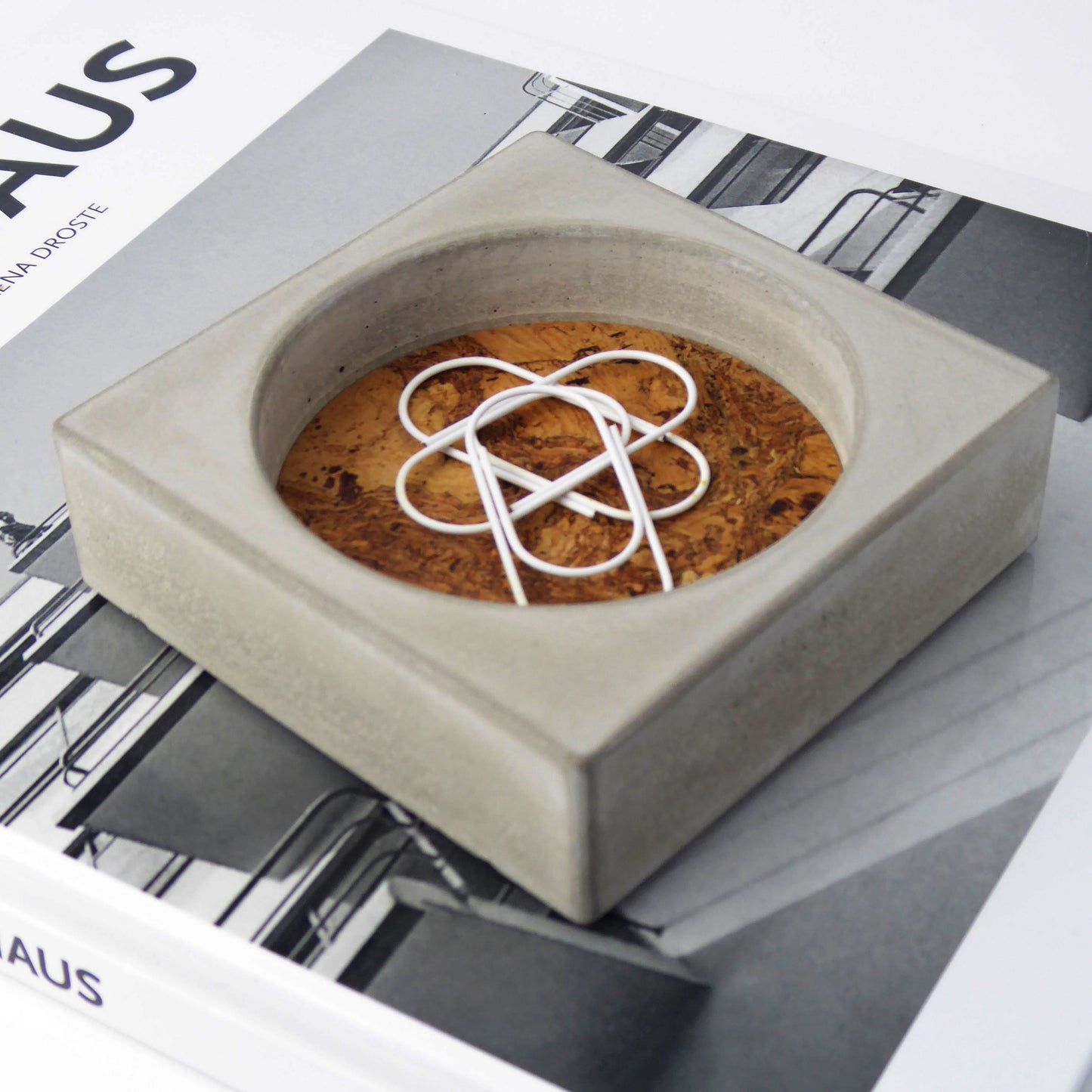 concrete desk accessory