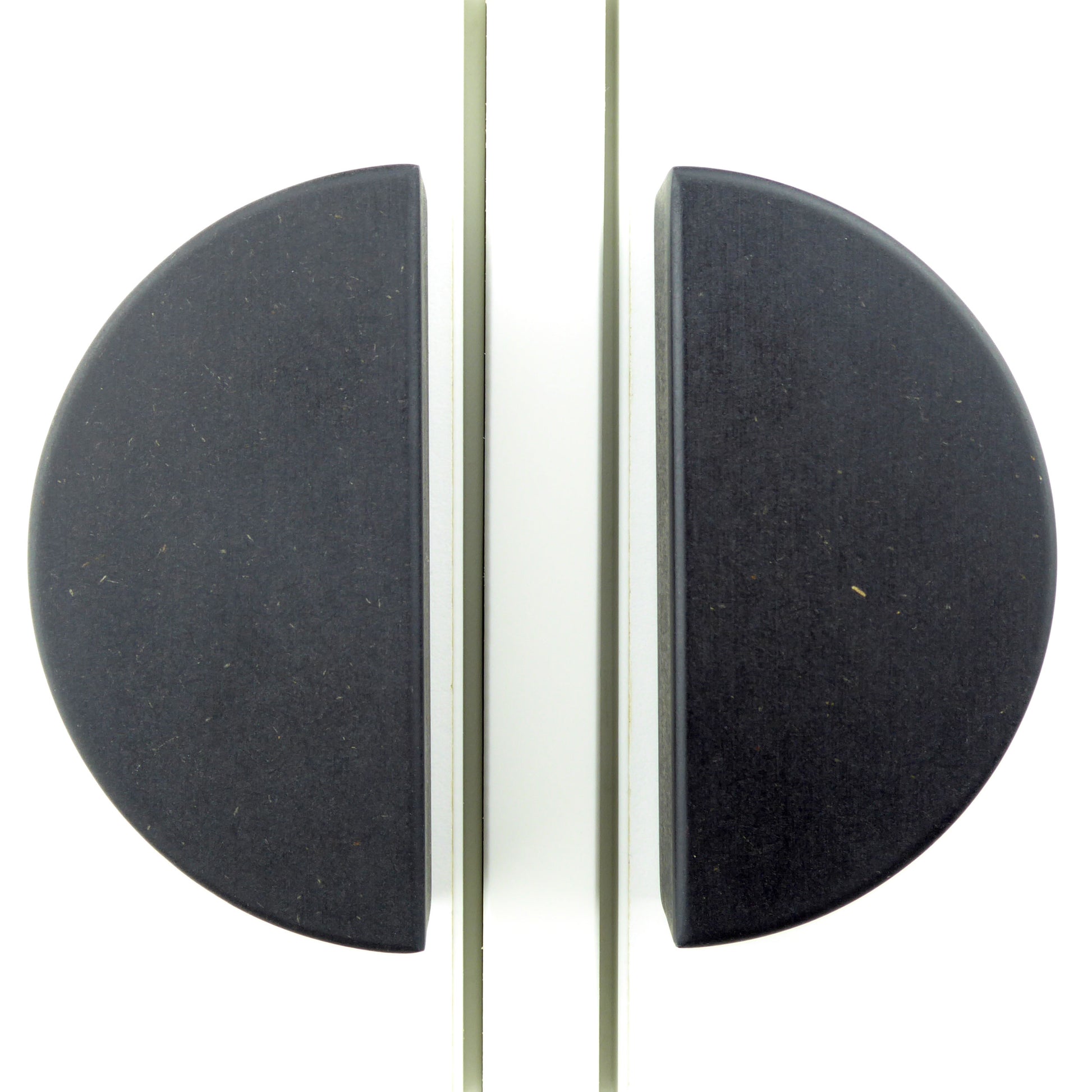 black half moon wardrobe handles
