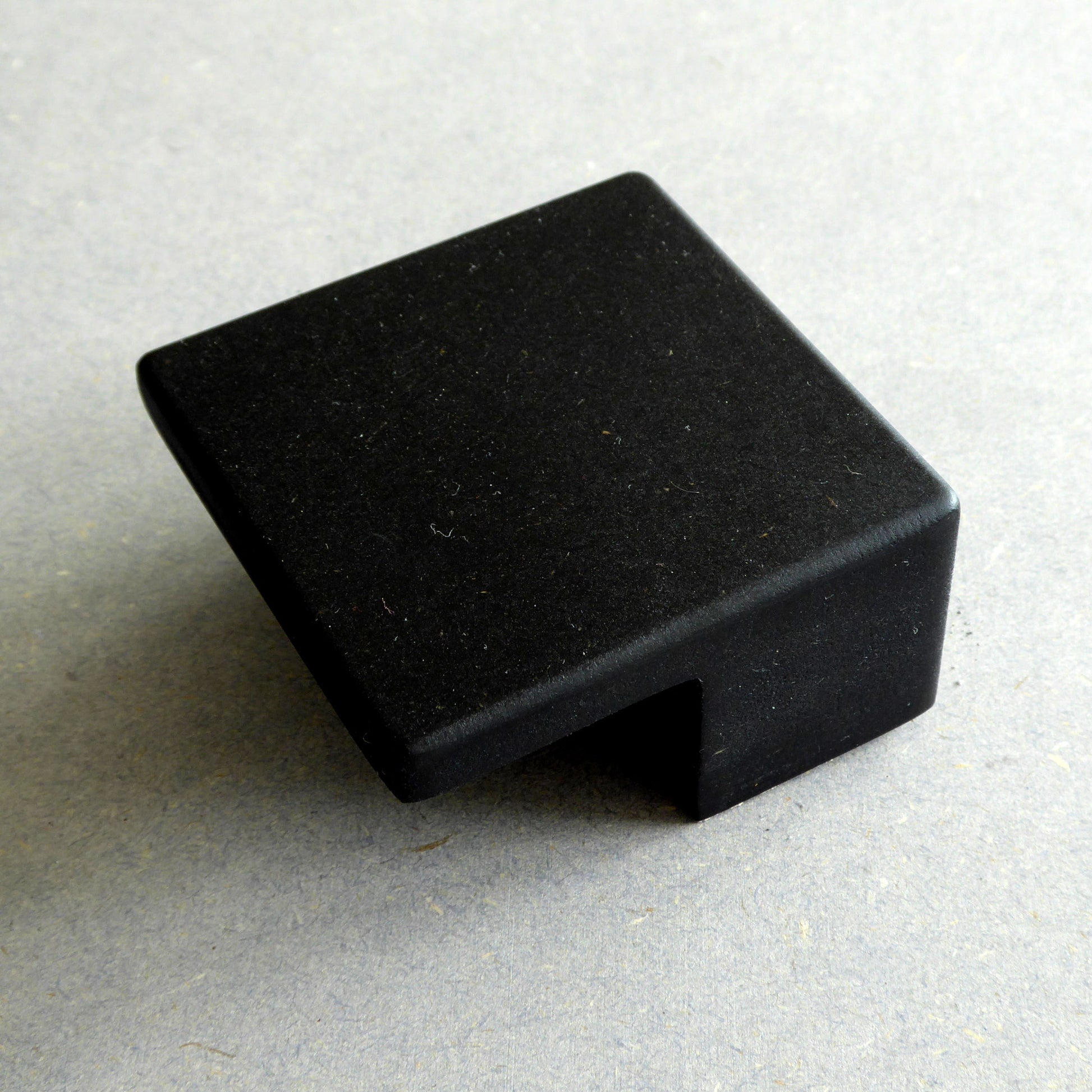 Minimalist square black kitchen handle