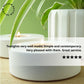 Concrete cylindrical tea light holder - natural grey or white