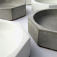 Concrete jewellery dish - natural grey or white