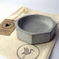 Concrete jewellery dish - natural grey or white