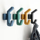 TOPO wooden wall hook - single - various colours