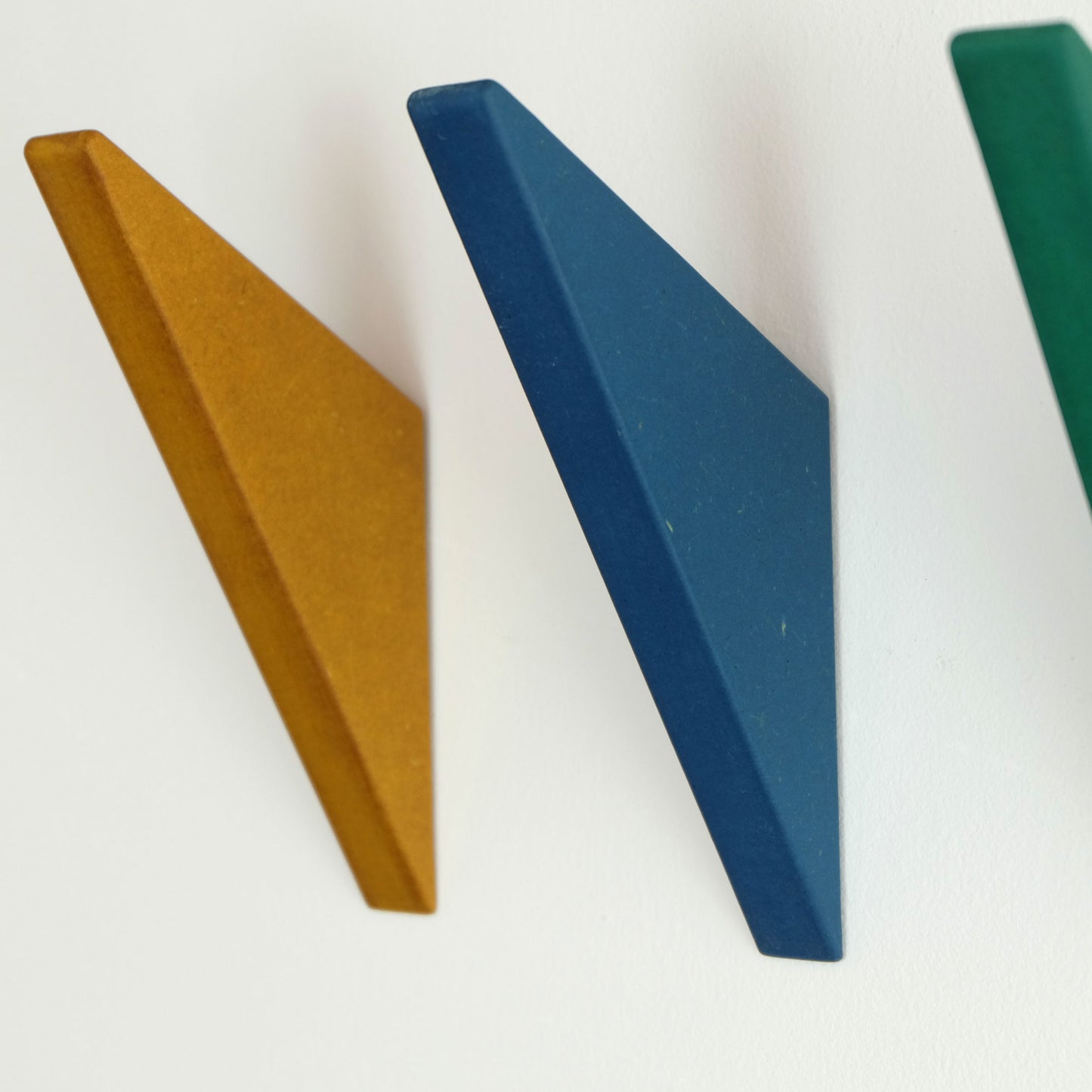 wooden fin coat hooks