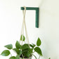 STEM plant lover gift set - macrame hanger and plant hook set - various colours