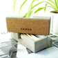 Concrete matchstick holder with striker & long matches - natural grey