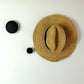 Set of 5 ORB round wooden wall hooks - black or grey