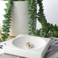 Concrete square trinket tray - natural grey or white