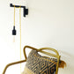 wall bracket for plug in pendant light
